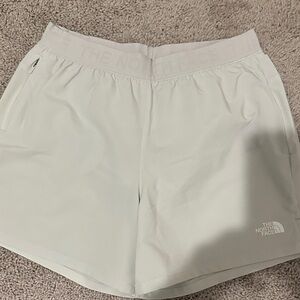 The North Face Light Gray Active Shorts